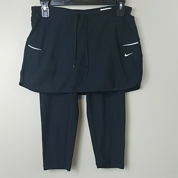 Nike Dri-Fit Capri Leggings with Attached Skirt